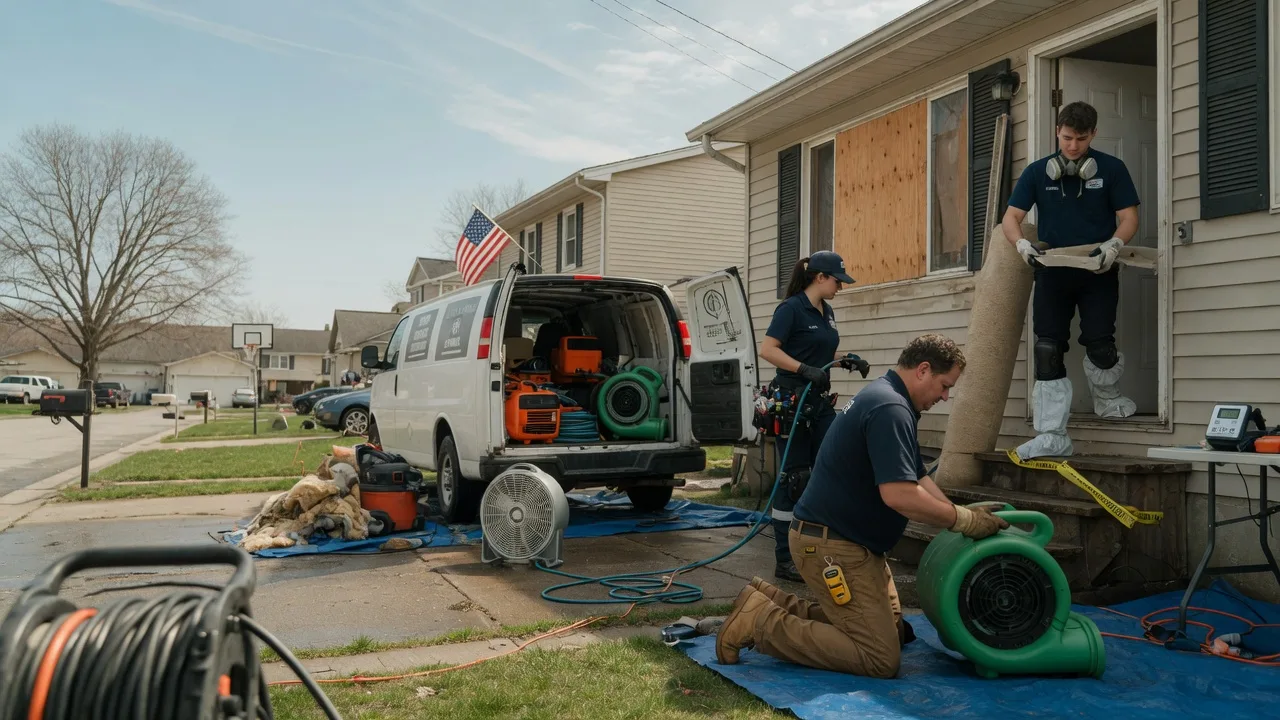 Water Damage Restoration in Rufe, OK near me